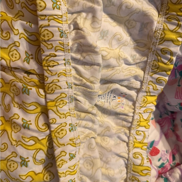 Roller Rabbit Yellow Monkey Print Pajama Set - Picture 5 of 5